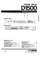Yamaha D-1500 - Service Manual 